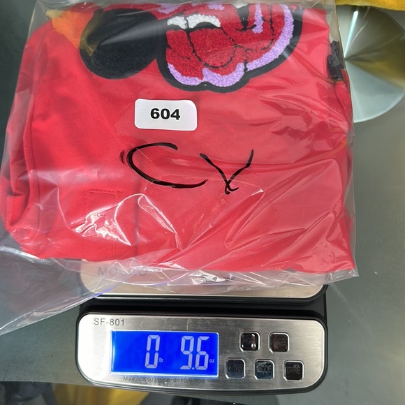 RAW OWN THE NOW MENS SIZE SMALL GRAPHIC PATCH 2 POCKET RED SHORTS - Picture 11 of 11